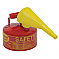 Metal Safety Fuel Can Eagle 1 Gallon With Funnel View 2