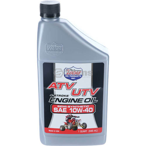 Lucas Oil ATV Semi-Synthetic SAE 10W-40, Six 32 oz. Bottles View 2