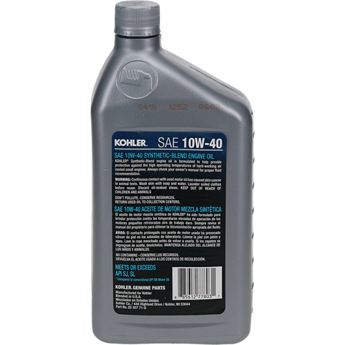 4-Cycle Engine Oil Kohler 2535770-S View 4