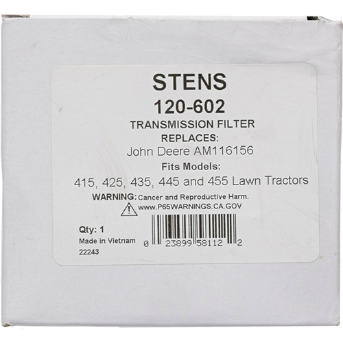 Stens Transmission Filter for John Deere AM116156 View 5