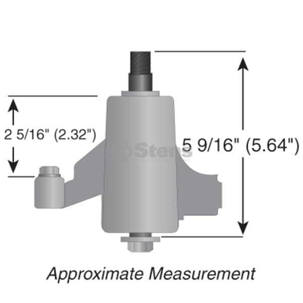Stens Spindle Assembly for Hustler 604214 - View 2