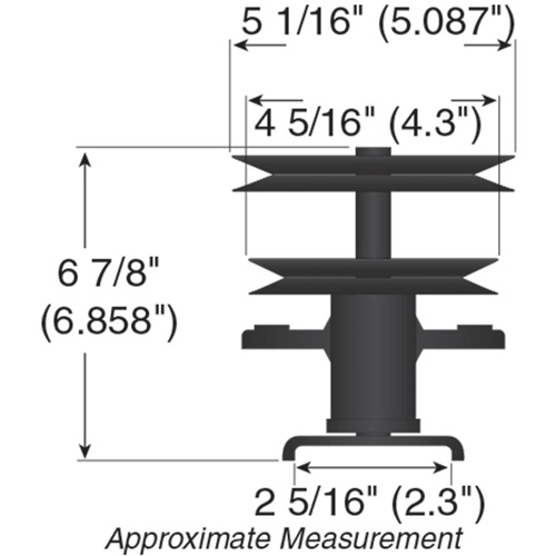 Spindle Assembly for AYP 121705X Additional-03
