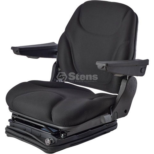 Seat Pneumatic Suspension, Black Cloth, Adjustable View 2