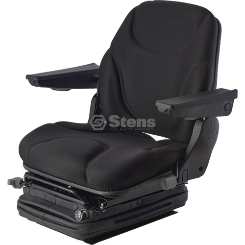 Seat Pneumatic Suspension, Black Cloth, Adjustable View 2