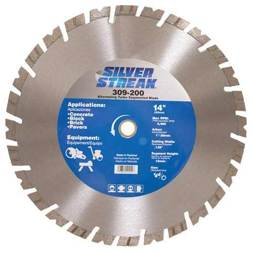 Silver Streak 14" Alternating Turbo Segmented Blade View 2