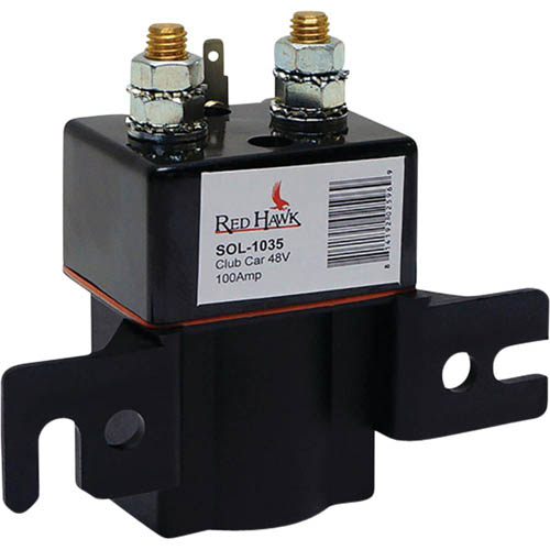 Solenoid, 48V. w.Contact Stud for Club Car 101908701 View 3