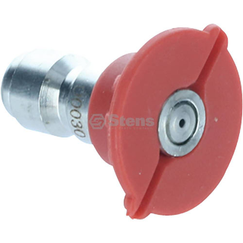 Quick Coupler Nozzle 0 Degree, Size 3.0, Red View 2