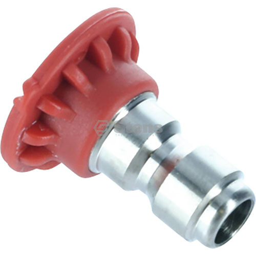 Quick Coupler Nozzle 0 Degree, Size 3.0, Red View 3