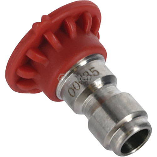 Quick Coupler Nozzle 0 Degree, Size 3.5, Red View 3