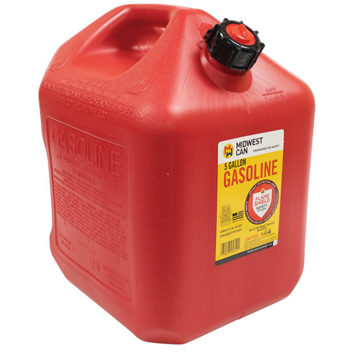 Stens 5 Gallon Plastic Gasoline Fuel Can View 2