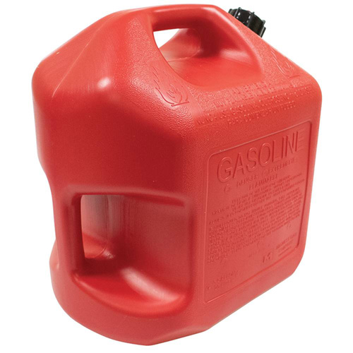 Stens 5 Gallon Plastic Gasoline Fuel Can View 3