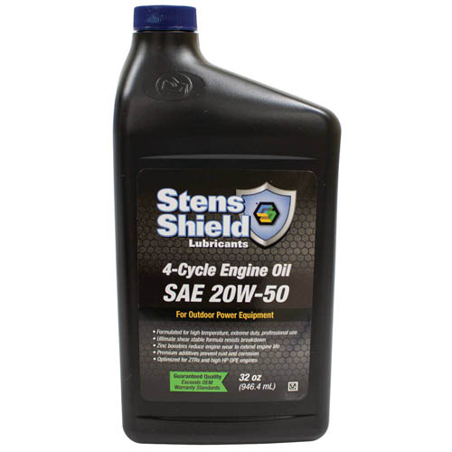 Stens Shield 4-Cycle Engine Oil for SAE 20W-50, Twelve 32 oz. bottles View 2