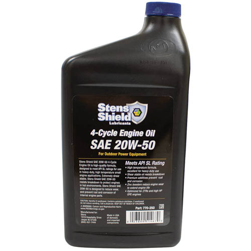 Stens Shield 4-Cycle Engine Oil for SAE 20W-50, Twelve 32 oz. bottles View 3