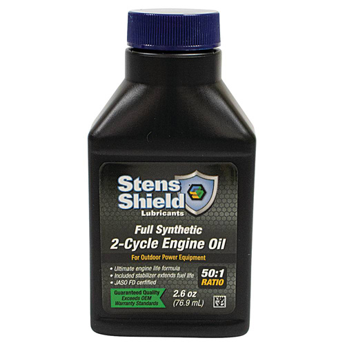 Shield 2-Cycle Engine Oil Twenty-Four 2.6 oz. Bottle View 2