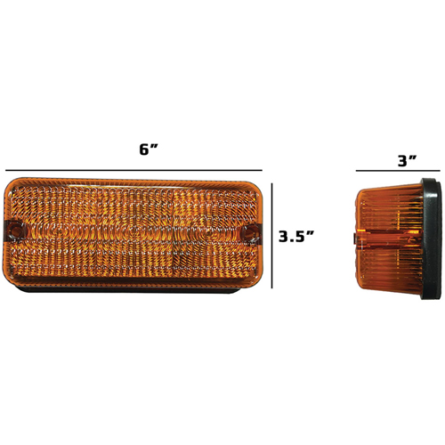 Tiger Lights LED Amber Light for CaseIH 107324C91 View 4