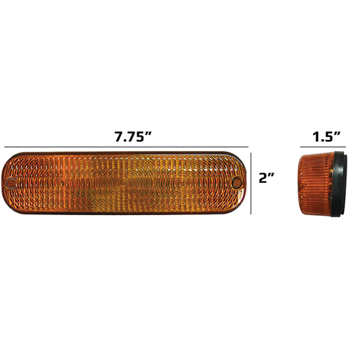 Tiger Lights LED Amber Cab Light for CaseIH 20-1950T91 View 4