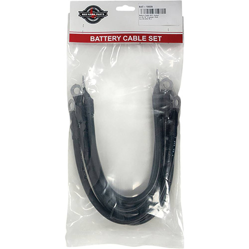 Red Hawk Battery Cable Set For Club Car DS 48V 95+ View 4