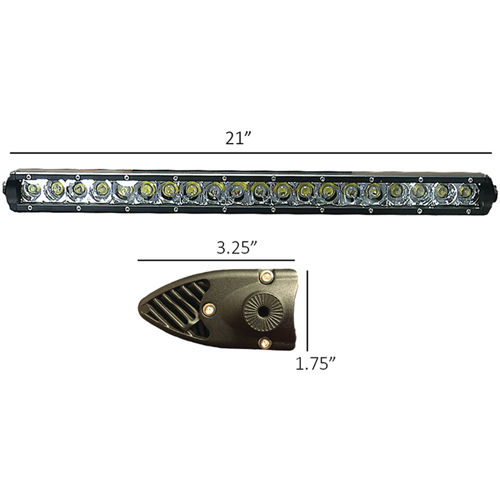 Stens TL20SRC Tiger Lights 20" Single Row LED Light Bar View 3