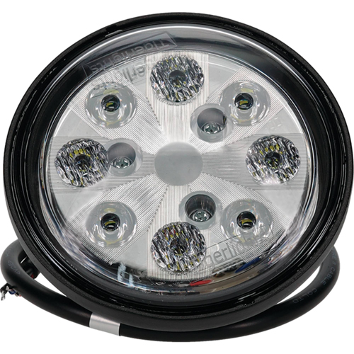 Stens TL3020 Tiger Lights 24W LED Sealed Round Hi/Lo Beam With Wired Cable for John Deere AR48723 View 3