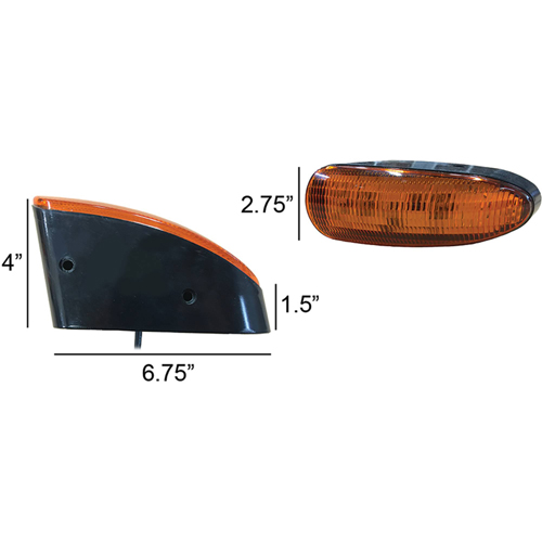 Stens TL8020 Tiger Lights LED Amber Cab Light for John Deere AT151873 View 3