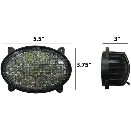 Stens TL8220 Tiger Lights LED Inner Oval Hood Light for John Deere RE180613 View 3