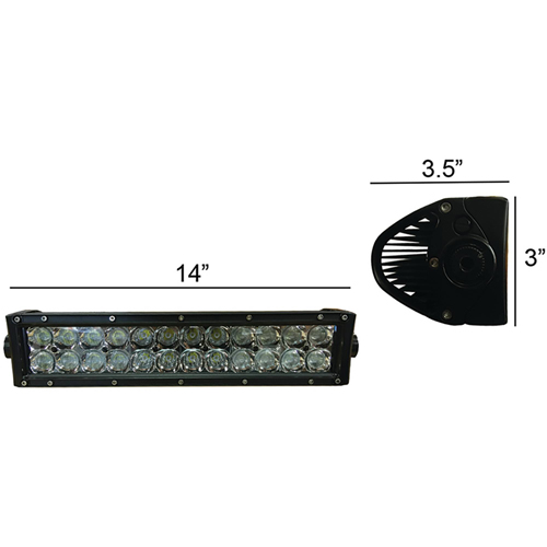Stens TLB410C Tiger Lights 14" Double Row LED Light Bar View 4