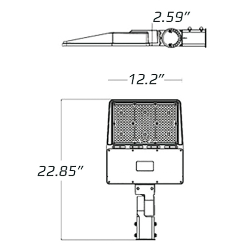 Stens Tiger Lights 150W LED Street Light View 3