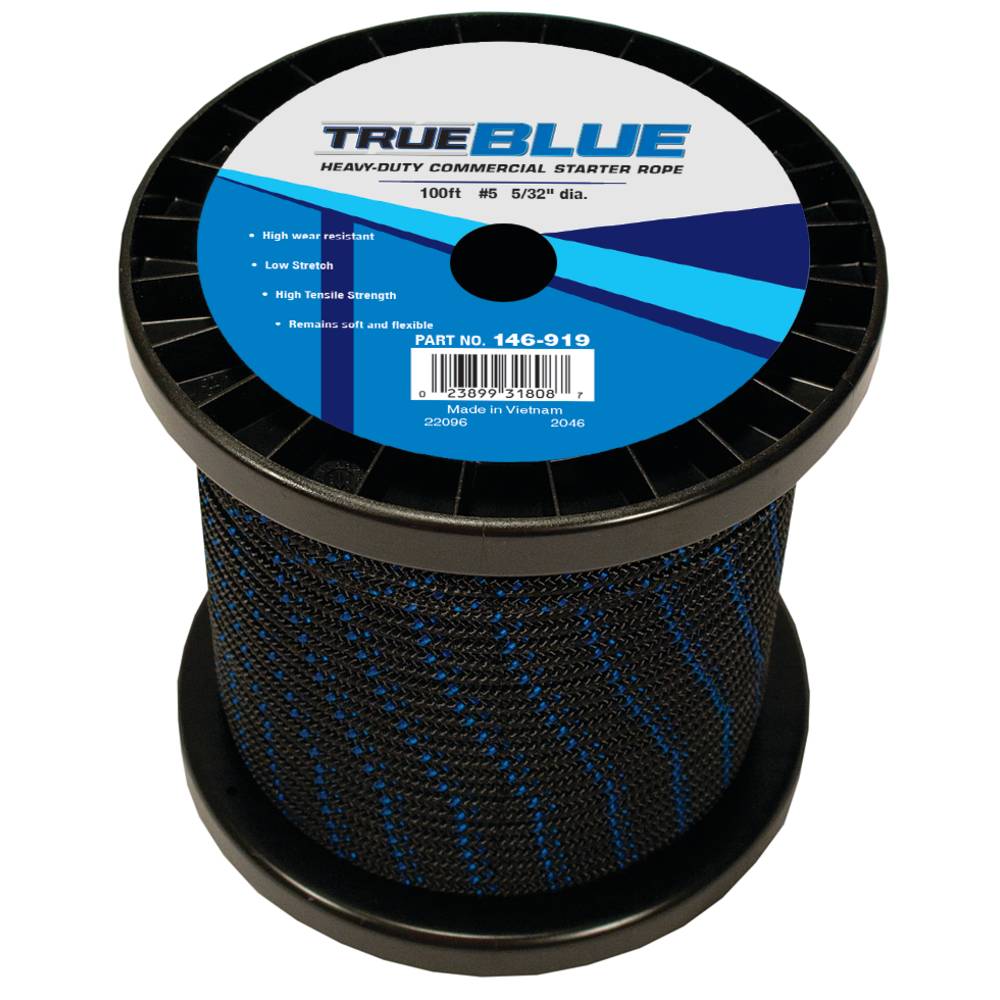 TrueBlue 100' Starter Rope #5 Solid Braid / 146-919