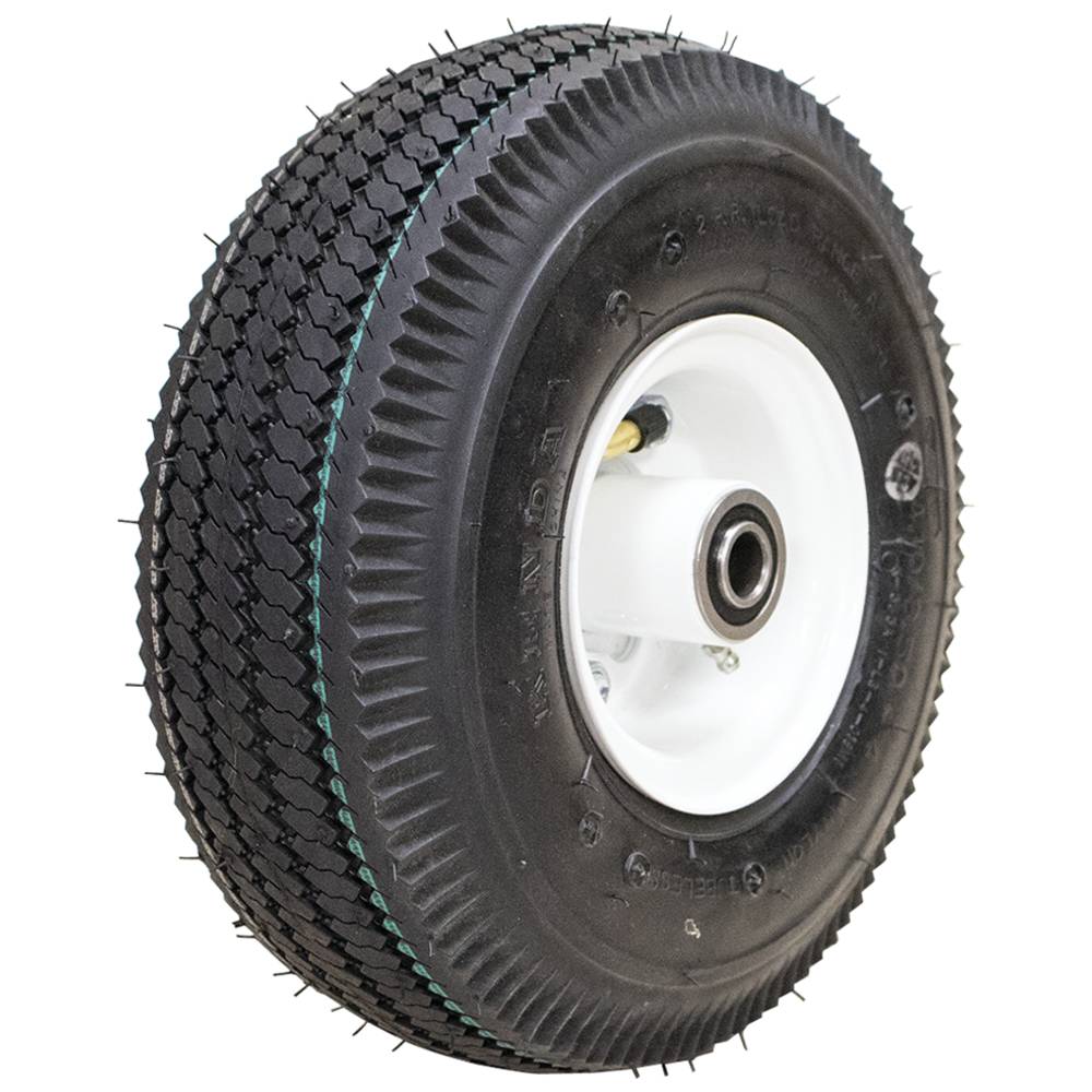 Wheel Assembly 4.10 x 3.50 x 4 Sawtooth / 175-700