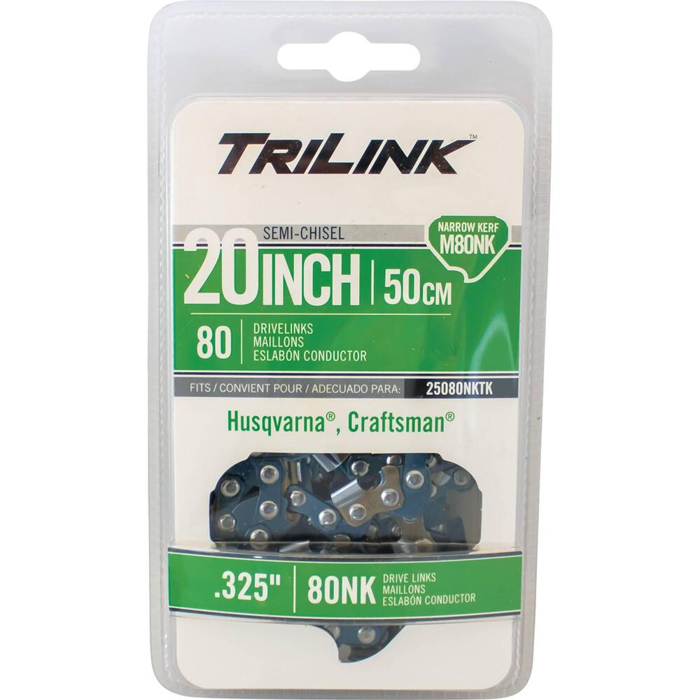 TriLink Chainsaw Chain 80 DL .325", .050", Semi-Chisel/ 25080NKTK
