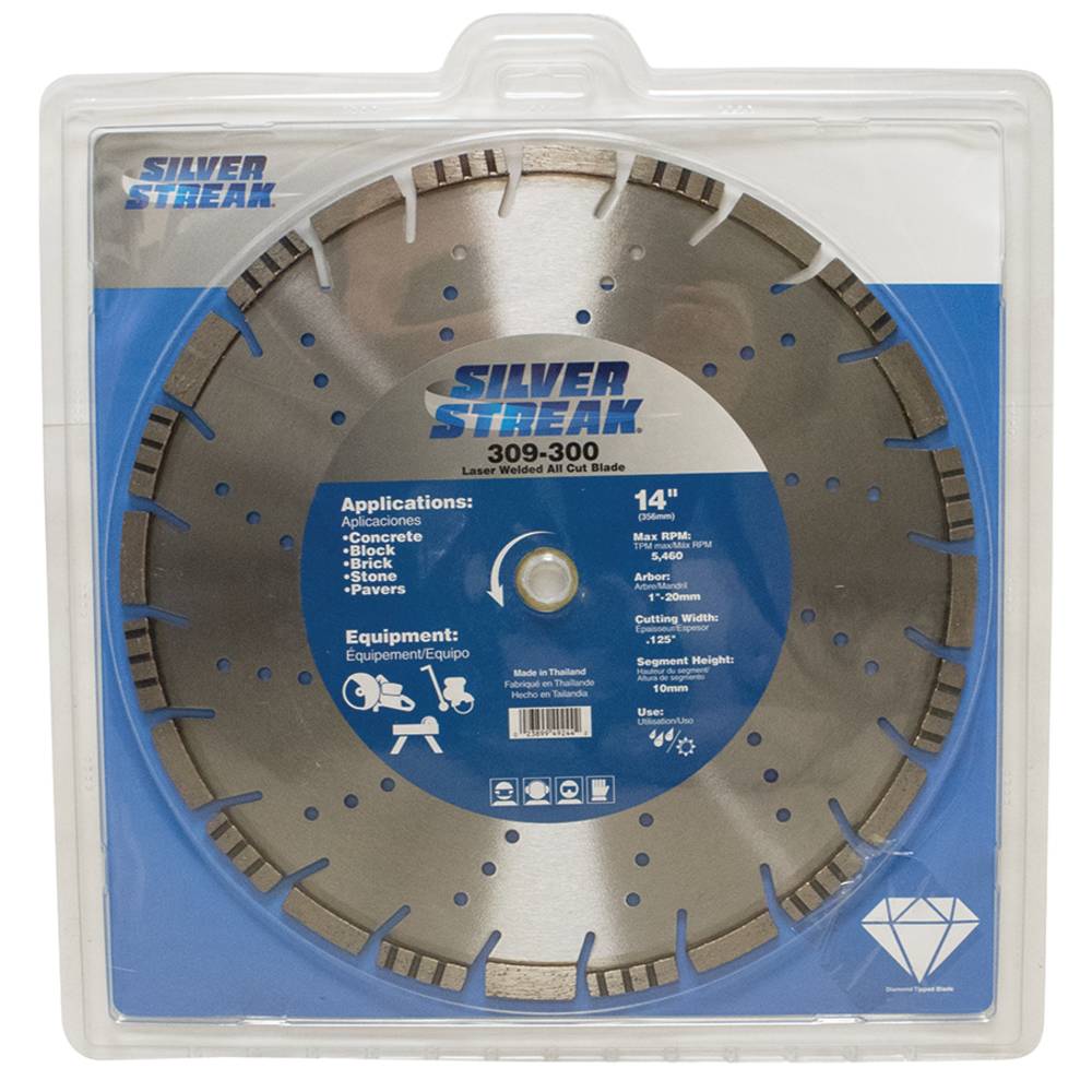 Silver Streak 14" Laser Welded All Cut Blade / 309-300