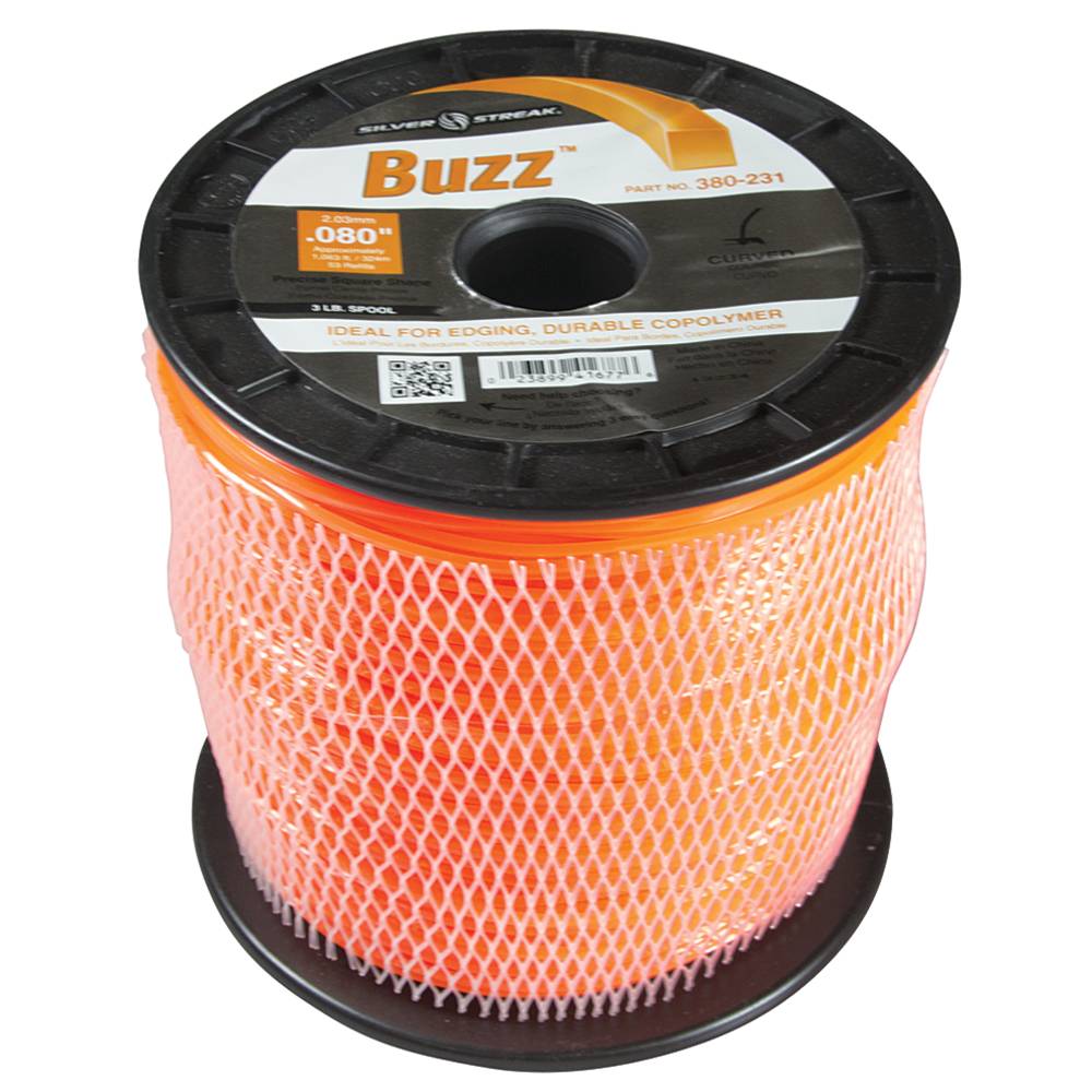 Silver Streak Buzz Trimmer Line .080 3 lb. Spool / 380-231