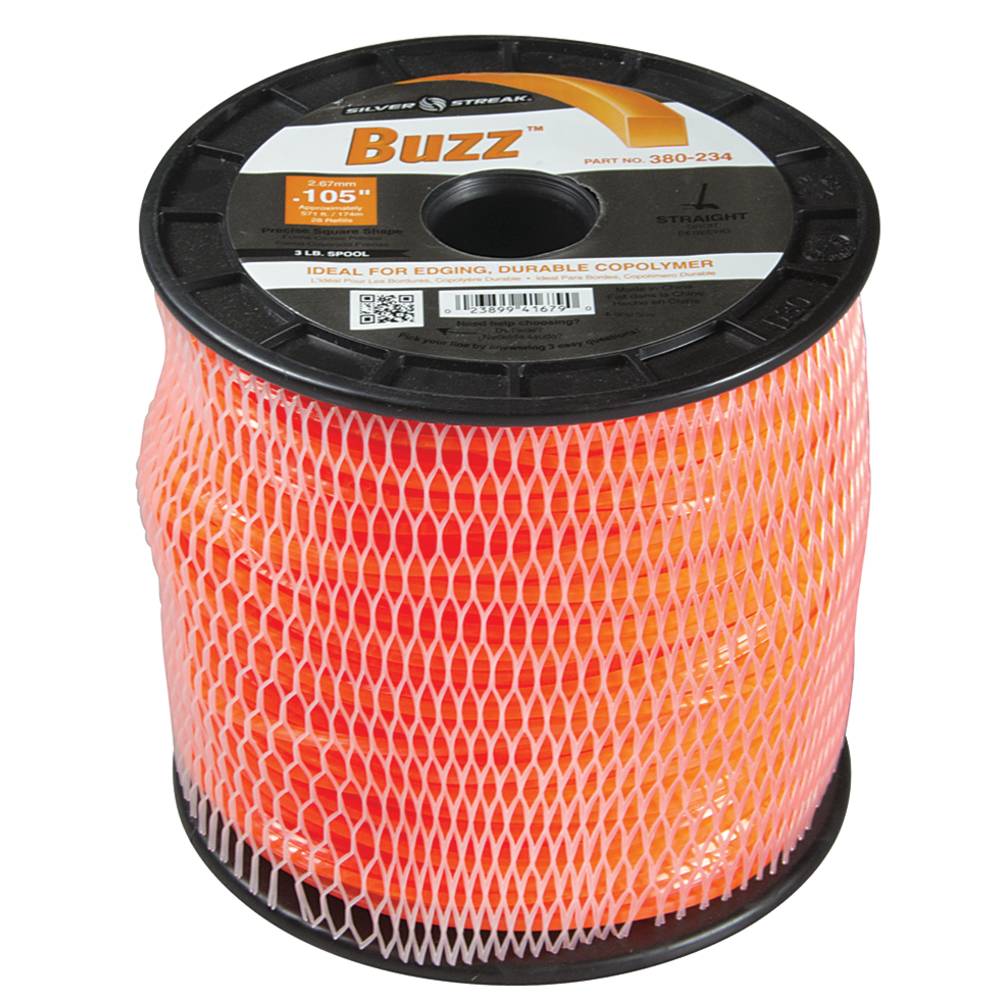 Silver Streak Buzz Trimmer Line .105 3 lb. Spool / 380-234