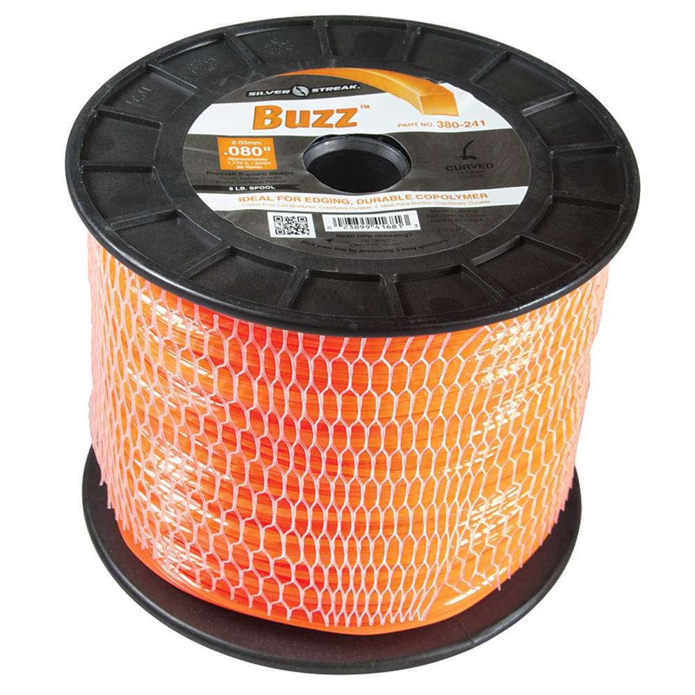 Silver Streak Buzz Trimmer Line .080 5 lb. Spool / 380-241