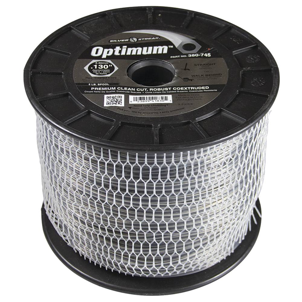 Silver Streak Optimum Trimmer Line .130 5 lb. Spool / 380-745