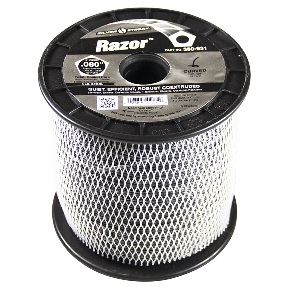 Silver Streak Razor Trimmer Line .080 3 lb. Spool / 380-931