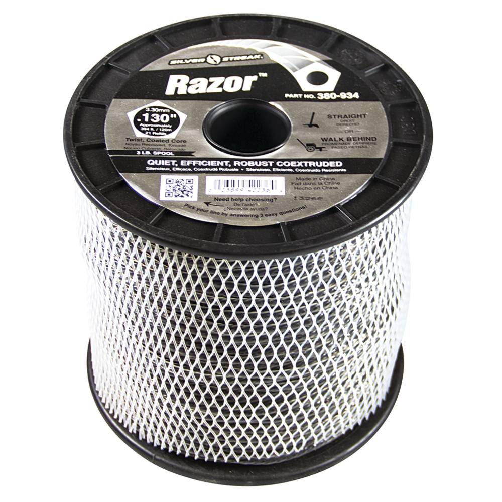 Silver Streak Razor Trimmer Line .130 3 lb. Spool / 380-934