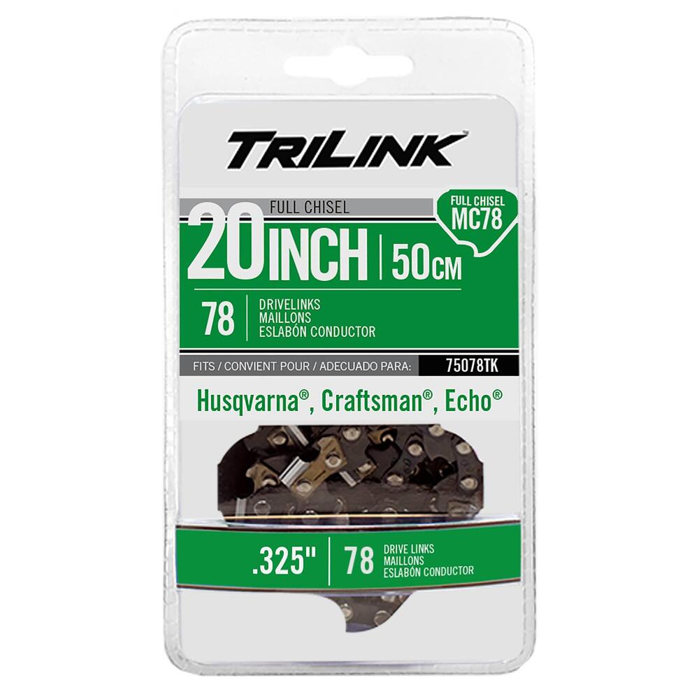 TriLink Chainsaw Chain 78 DL .325", .050", Chisel / 75078TK