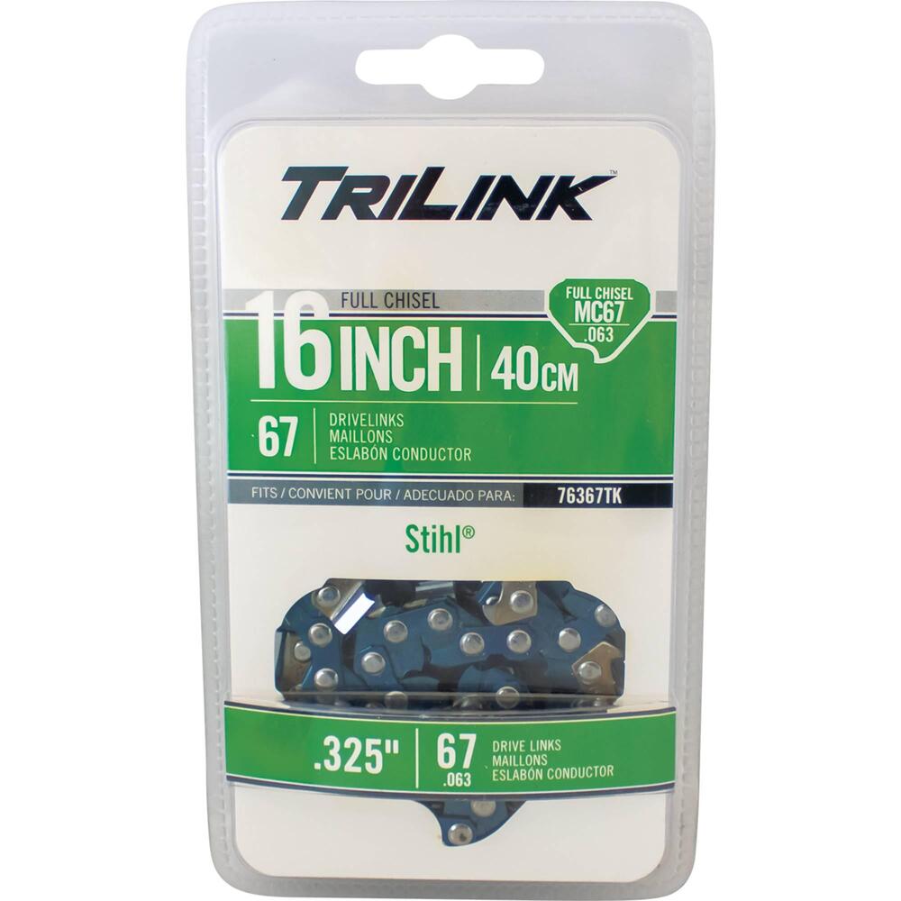 TriLink Chainsaw Chain 67 DL .325", .063", Chisel / 76367TK