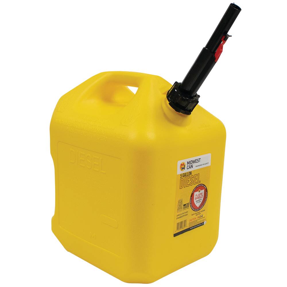 Stens 5 Gallon Plastic Diesel Fuel Can / 765-512