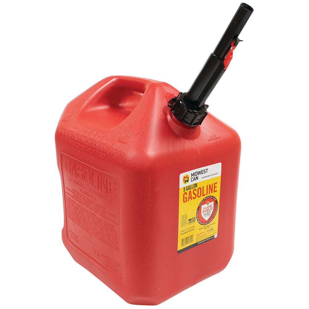 Stens 5 Gallon Plastic Gasoline Fuel Can / 765-514