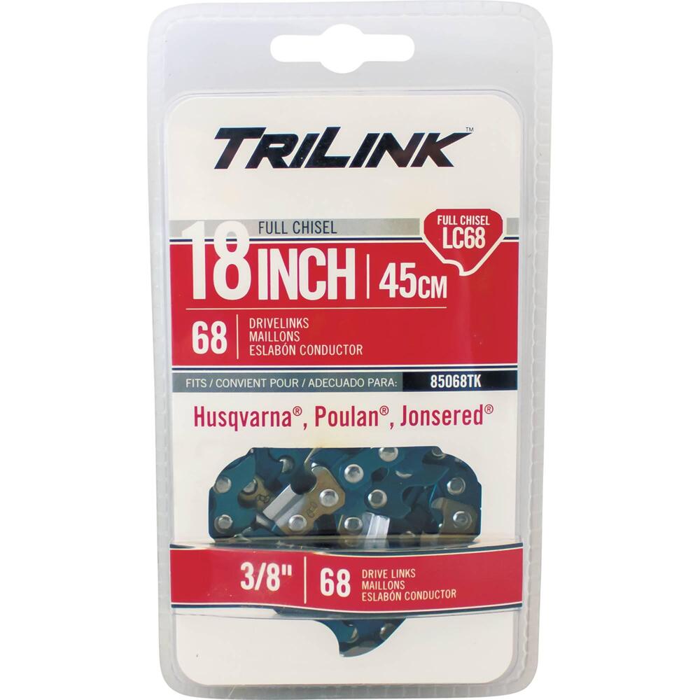 TriLink Chainsaw Chain 68 DL 3/8", .050", Chisel / 85068TK