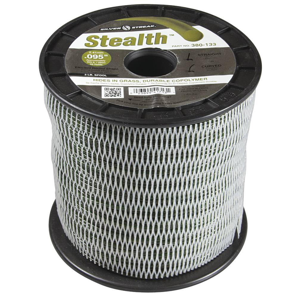 Silver Streak Stealth Trimmer Line .095 3 lb. Spool / 380-133