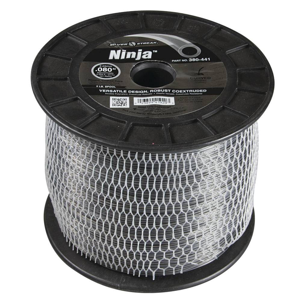 Silver Streak Ninja Trimmer Line .080 5 lb. Spool / 380-441
