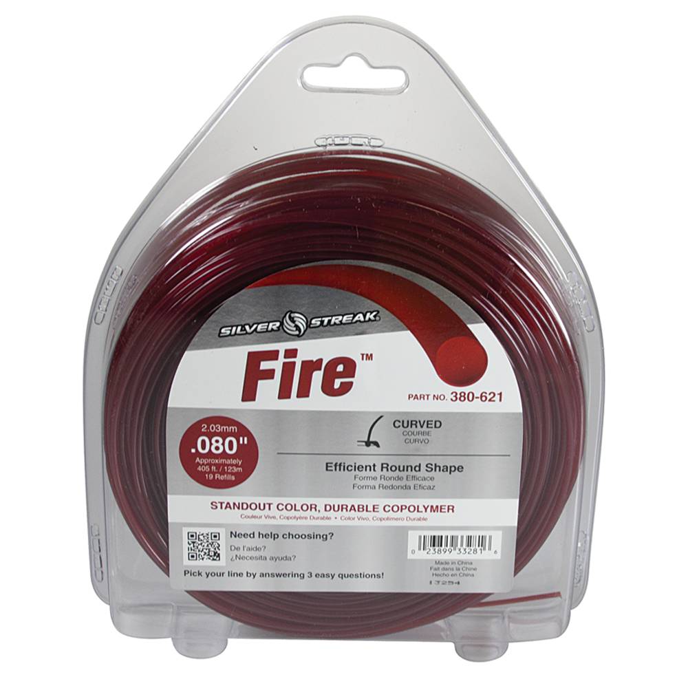 Silver Streak Fire Trimmer Line .080 1 lb. Donut / 380-621