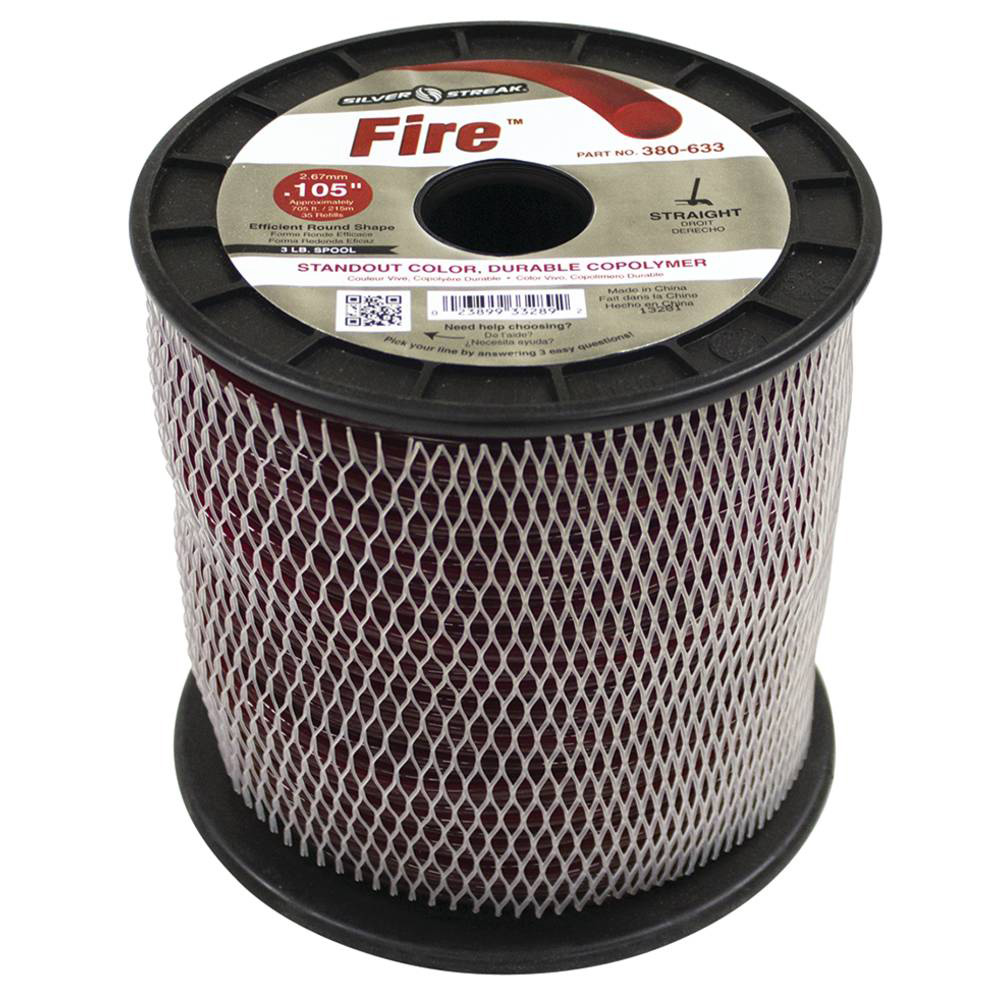 Silver Streak Fire Trimmer Line .105 3 lb. Spool / 380-633