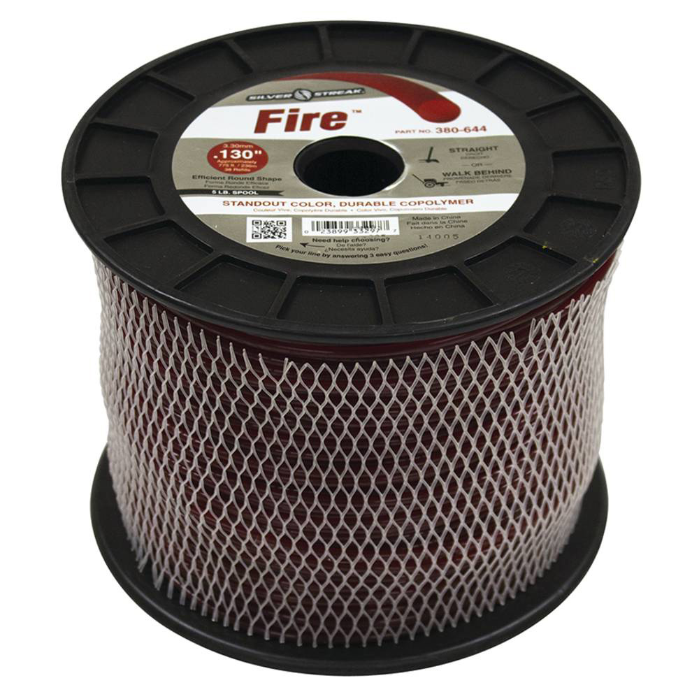 Silver Streak Fire Trimmer Line for .130 5 lb. Spool / 380-644