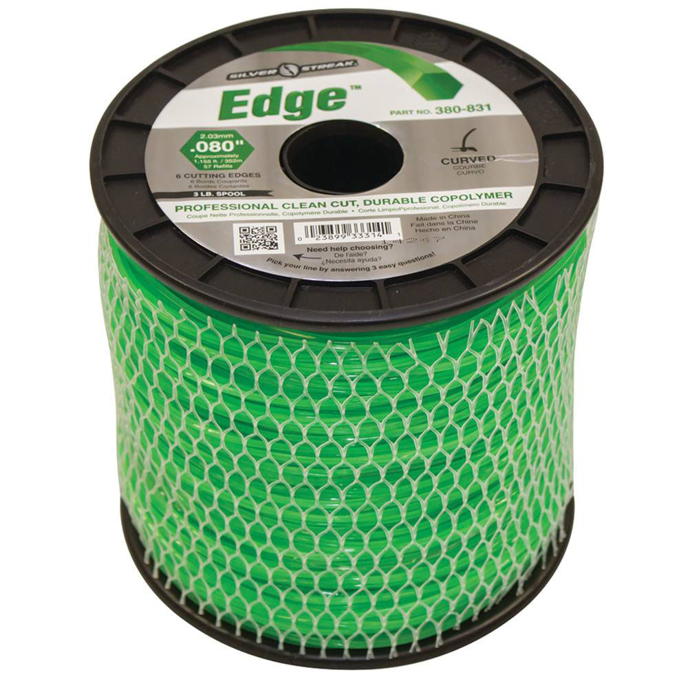 Silver Streak Edge Trimmer Line .080 3 lb. Spool / 380-831