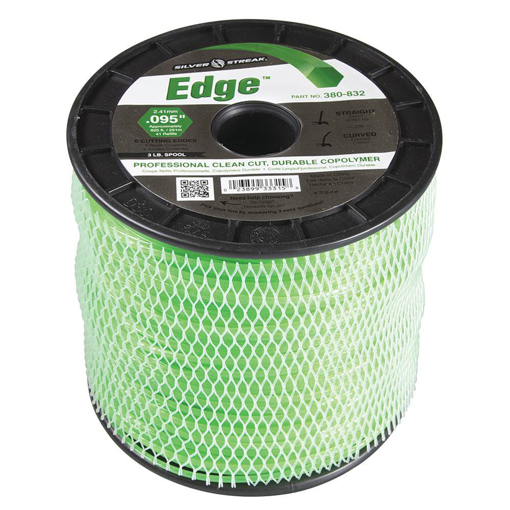 Silver Streak Edge Trimmer Line .095 3 lb. Spool / 380-832