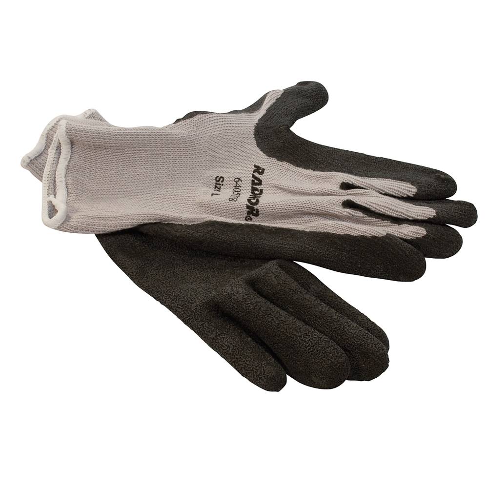 Coated Work Glove Gray String Knit, x Large / 751-153